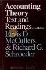 ACCOUNTING THEORY TEXT AND READINGS SECOND EDITION（1981 PDF版）