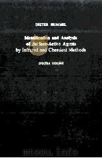 IDENTIFICATION AND ANALYSIS OF SURFACE-ACTIVE AGENTS SPECTRA VOLUME（1962 PDF版）