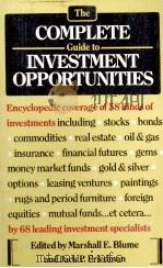 THE COMPLETE GUIDE TO INVESTMENT OPPORTUNITIES（1984 PDF版）