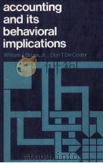 ACCOUNTING AND ITS BEHAVIORAL IMPLICATIONS（1972 PDF版）