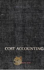 COST ACCOUNTING   1971  PDF电子版封面    W.ASQUITH HOWE 