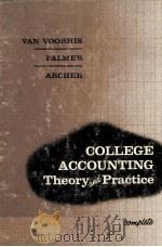 COLLEGE ACCOUNTING THEORY PRACTICE   1963  PDF电子版封面     