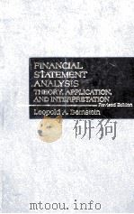 FINANCIAL STATEMENT ANALYSIS:THEORY APPLICATION AND INTERPRETATION（1978 PDF版）