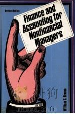 FINANCE AND ACCOUNTING FOR NIONFINANCIAL MANGERS（1982 PDF版）