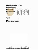 MANAGEMENT OF AN ACCOUINTING PRACTICE HANDBOOK:PERSONNEL PARTNERSHIPS MANAGEMENT DATA   1975  PDF电子版封面     