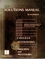 SOLUTIONS MANUAL TO ACCOMPANY   1977  PDF电子版封面     