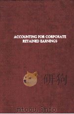 ACCOUNTING FOR CORPORATE RETAINED EARNINGS（1980 PDF版）