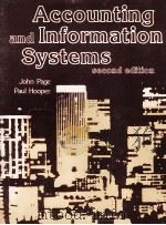 ACCOUNTING AND INFORMATION SYSTEMS SECOND EDITION   1982  PDF电子版封面  0835900908  JOHN PAGE 