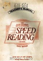 TEACHER'S MANUAL THE SACK-YOURMAN SPEED READING COURSE FIFTH EDITION（1984 PDF版）