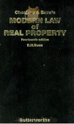 CHESHIRE AND BURN'S MODERN LAW OF REAL PROPERTY FOURTEETH EDITION（1988 PDF版）