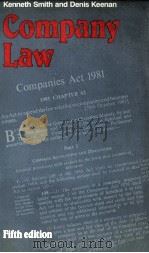 COMPANY LAW FIFTH EDTION   1983  PDF电子版封面  0273019538   