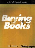 BUYING BOOKS A HOW-TO-DO-IT MANUAL FOR LIBRARIANS（1989 PDF版）