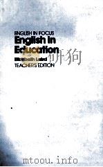 ENGLISH IN FOCUS ENGLISH IN EDUCATION ELIZABETH LAIRD TEACHER'S EDITION（1977 PDF版）