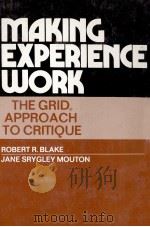 MAKING EXPERIENCE WORK THE GRID APPROACH TO CRITIQUE（1978 PDF版）