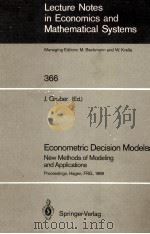 LECTURE NOTES IN ECONOMICS AND NATHEMATICAL SYSTEMS 366（1991 PDF版）