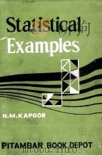 STATISTICAL EXAMPLES     PDF电子版封面    N.M.KAPOOR 