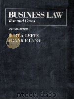 STUDENT WORKBOOK FOR BUSINESS LAW TEXT AND CASES   1978  PDF电子版封面  0023693509  BURT A.LEETE 