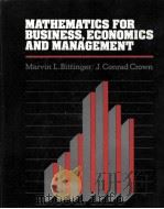 MATHEMATICS FOR BUSINESS ECONOMICS AND MANAGEMENT（1981 PDF版）