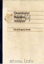 QUANTITATIVE BUSINESS ANALYSIS（1977 PDF版）