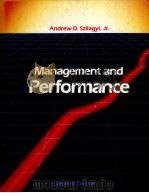 MANAGEMENT AND PERFORMANCE SECOND EDIITON   1983  PDF电子版封面  067316604X   