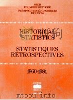 HISTORICAL STATISTIQUES RETROSPECTIVES 1960-1981     PDF电子版封面     