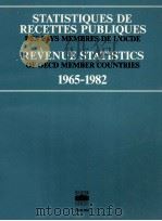 STATISTIQUES DE RECETTES PUBLIQUES DES PAYS MEMBRES DE LOCDE REVENUE STATISTTICS OF OECD MEMBER COUN（1983 PDF版）