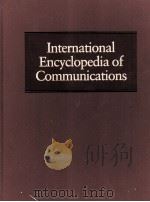 INTERNATIONAL ENCYCLOPEDIA OF COMMUNICATIONS VOLUM 4（1989 PDF版）