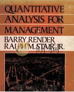 QUANTITATIVE ANALYSIS FOR MANAGEMENT   1981  PDF电子版封面  020507619X  BARRY RENDER 