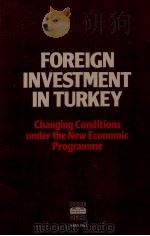 FOREIGH INVESTMENT IN TURKEY CHANGING CONDITIONS UNDER THE NEW ECONOMIC PROGRAMME   1983  PDF电子版封面  9264124268   