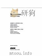 ACCOUNTING TEXT AND CASES SEVENTH EDITION（1983 PDF版）