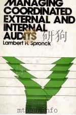 MANAGING COORDINATED EXTERNAL AND INTERNAL AUDITS（1983 PDF版）