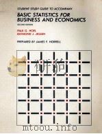 STUDENT STUDY GUIDE TO ACCOMPANY BASIC STATISTICS FOR BUSINESS AND ECONOMICS SECOND EDITION（1978 PDF版）