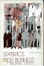 STATISTICS FOR BUSINESS（1973 PDF版）