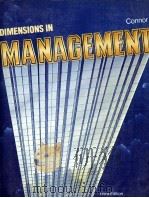 DIMENSIONS IN MANAGEMENT THIRD EDITION   1982  PDF电子版封面  0395317231   
