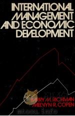 INTERNATIONAL MANAGEMENT AND ECONOMIC DEVELOPMENT   1972  PDF电子版封面     
