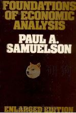 FOUNDATIONS OF ECONOMIC ANALYSIS ENLARGED EDITION   1983  PDF电子版封面  0674313038   