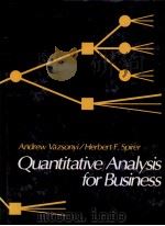 QUANTITATIVE ANALYSIS FOR BUSINESS   1984  PDF电子版封面  0137465785   