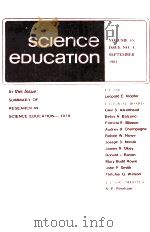 A SUMMARY OF RESEARCH IN SCIENCE EDUCATION 1979（1981 PDF版）