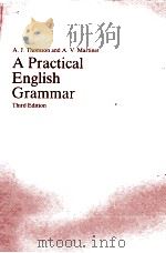A PRACTICAL ENGLISH GRAMMAR THIRD EDITION（1969 PDF版）