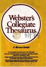 WEBSTER'S COLLEGIATE THESAURUS   1976  PDF电子版封面    A MERRIAM-WEBSTER 