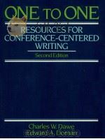 ONE TO ONE RESOURCES FOR CONFERENCE-CENTERED WRITING SECOND EDITION   1984  PDF电子版封面  0316177253   
