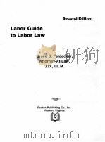 LABOR GUIDE TO LABOR LAW（1982 PDF版）
