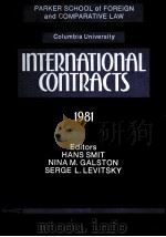 INTERNATIONAL CONTRACTS   1981  PDF电子版封面     