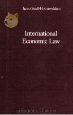 INTERNATIONAL ECONOMIC LAW   1988  PDF电子版封面  9024737990   