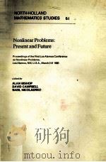 NORTH HOLLAND MATHEMATICS STUDIES NONLINEAR PROBLEM PRESENT AND FUTURE（1982 PDF版）