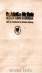 DR.JEKYLL AND MR.HYDE   1967  PDF电子版封面    ROBERT LOUIS 