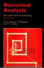 NUMERICA LANALYSIS THE MATHEMATICDS OF COMPUTING 2ND EDITION（1981 PDF版）