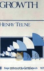 GROWTH VOLUME 167   1988  PDF电子版封面    HENRY TEUNE 