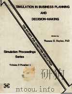 SIMULATION IN BUSINESS PLANNING AND DECSISON MAKING（1981 PDF版）
