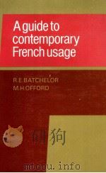 AGUIDE T OCONTEMPORTARY FRANCH USAGE（1982 PDF版）